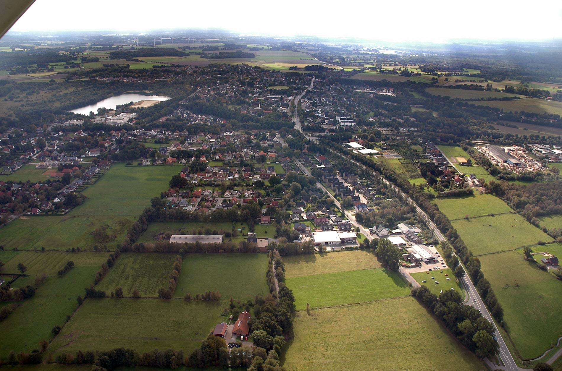 Luftbild von Bookholzberg. Blickrichtung Süden.